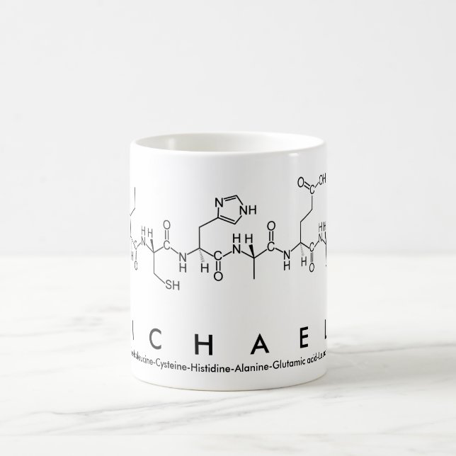 Michaela peptide name mug (Center)