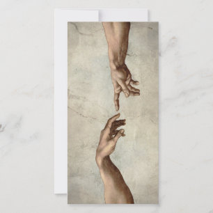 Michaelangelo hands creation adam god