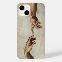 Michaelangelo hands creation adam god