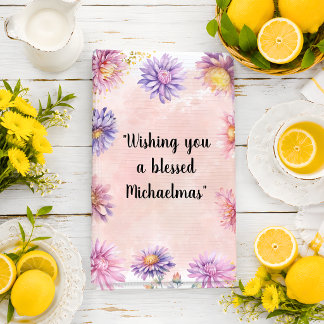 Michaelmas Day Christian Holiday Gift Tea Towel