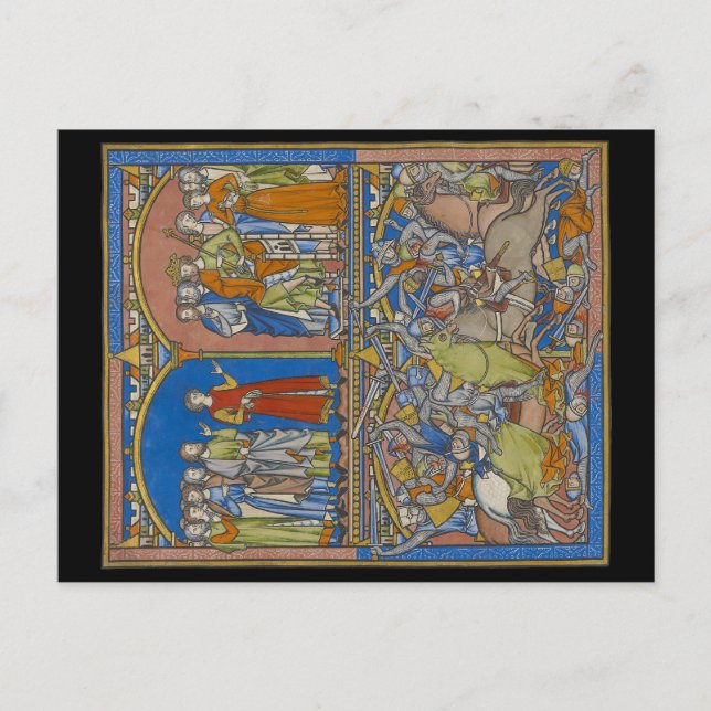 Michal's Dowry, A Bloody Struggle Postcard (Front)