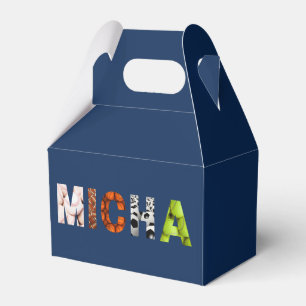 MIcha's Bar Mitzvah Favour Box