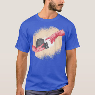 Michel Angelo hand of god funny Porcupine T-Shirt