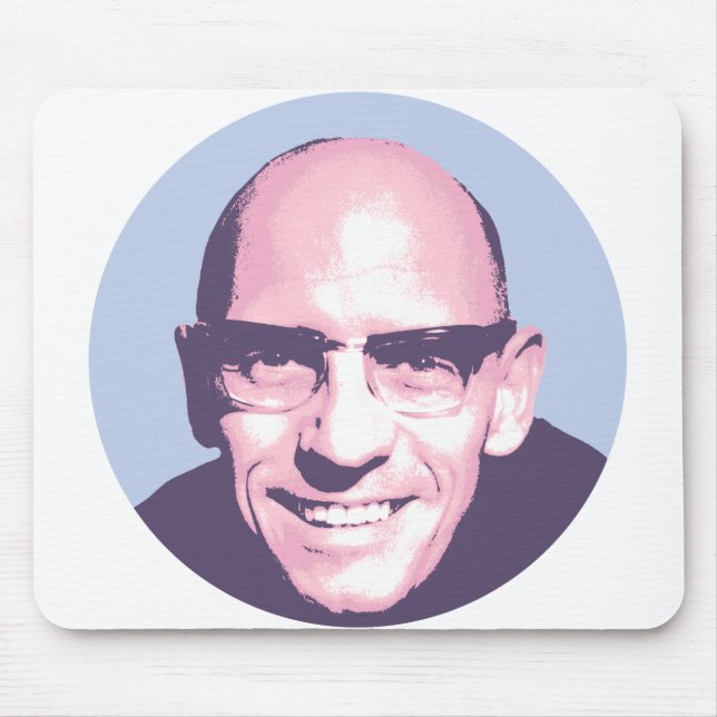 Michel Foucault Mouse Pad (Front)