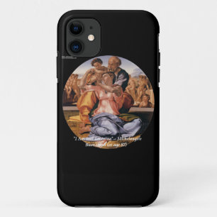 Michelangelo Art & Famous "Learning" Quote Case-Mate iPhone Case