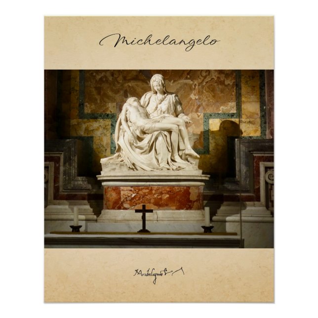 Michelangelo Artist Renaissance | Pieta | Poster (Front)