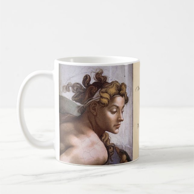 Michelangelo Artist Renaissance | Sistine Chapel | Coffee Mug (Left)