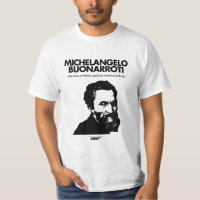 Michelangelo Buonarroti white T-shirt