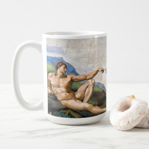 Michelangelo Buonarroti's The Creation of Adam Coffee Mug