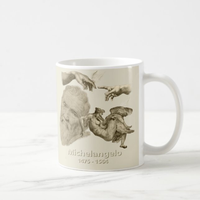 Michelangelo Coffee Mug (Right)