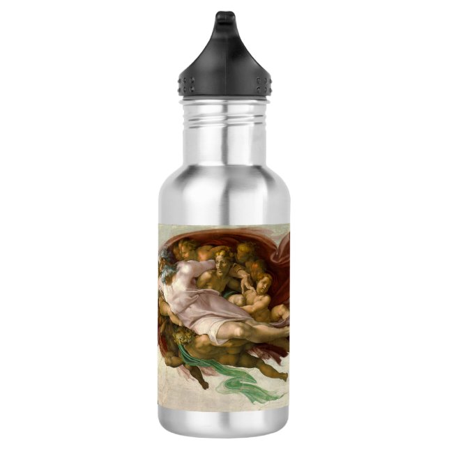 Michelangelo Creation of Adam Art  532 Ml Water Bottle (Right)