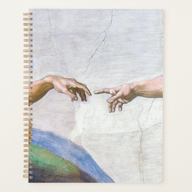 Michelangelo - Creation of Adam Isolated Planner (Front)