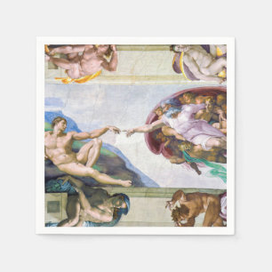 Michelangelo - Creation of Adam, Sistine Chapel's Napkin