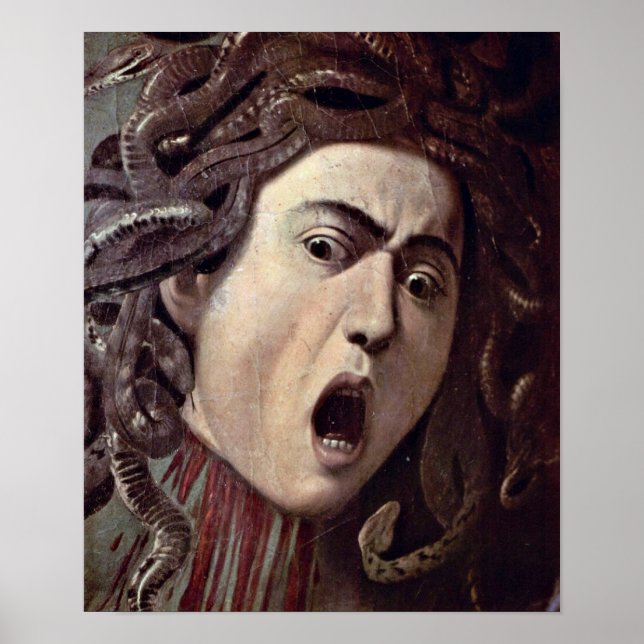Michelangelo da Caravaggio - The head of Medusa Poster (Front)