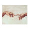 Michelangelo Hands Postcard