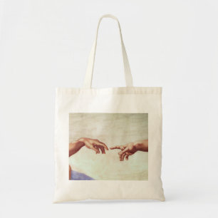 Michelangelo Hands Tote Bag