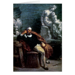 Michelangelo  in his Studio