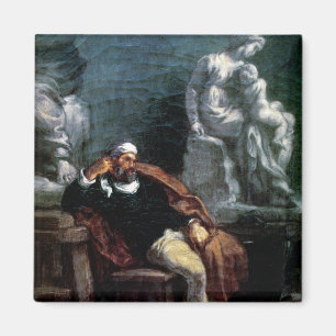 Michelangelo  in his Studio Magnet