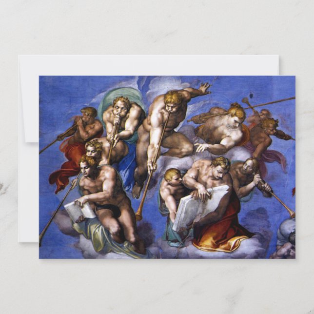 Michelangelo - Last Judgment (detail) card (Front)