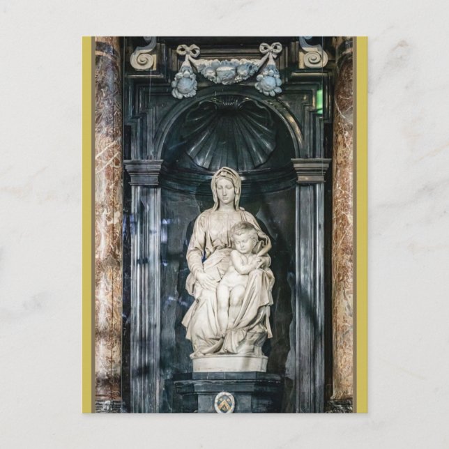 Michelangelo Madonna of Bruges Postcard (Front)
