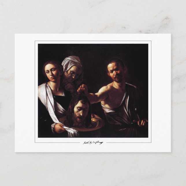 Michelangelo Merisi da Caravaggio #32 - Fine Art Postcard (Front)