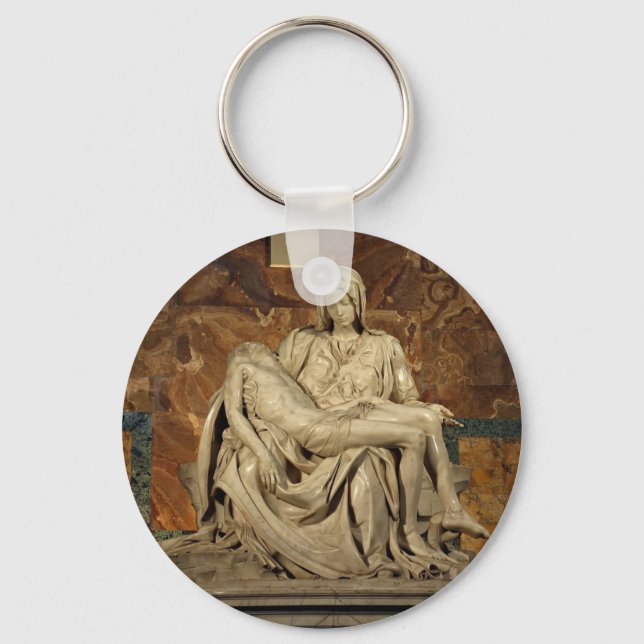 Michelangelo- Pieta Key Ring (Front)