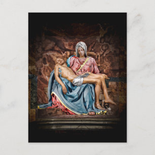 MICHELANGELO PIETA postcard