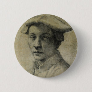Michelangelo Portrait of Andrea Quaratesi 6 Cm Round Badge