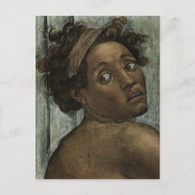 Michelangelo Renaissance Art Postcard (Front)