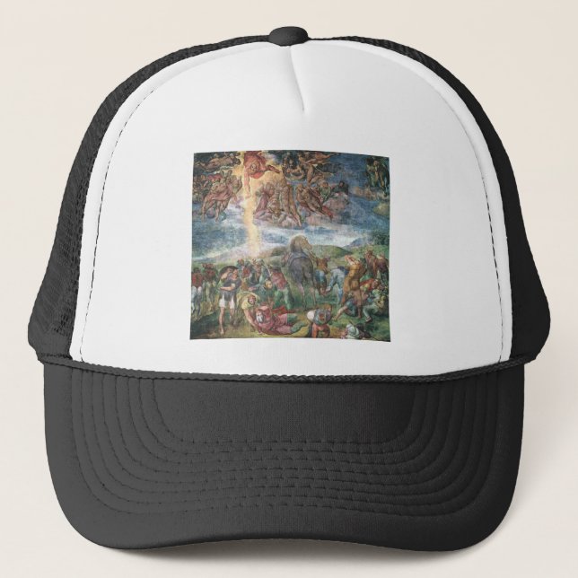 Michelangelo Renaissance Art Trucker Hat (Front)