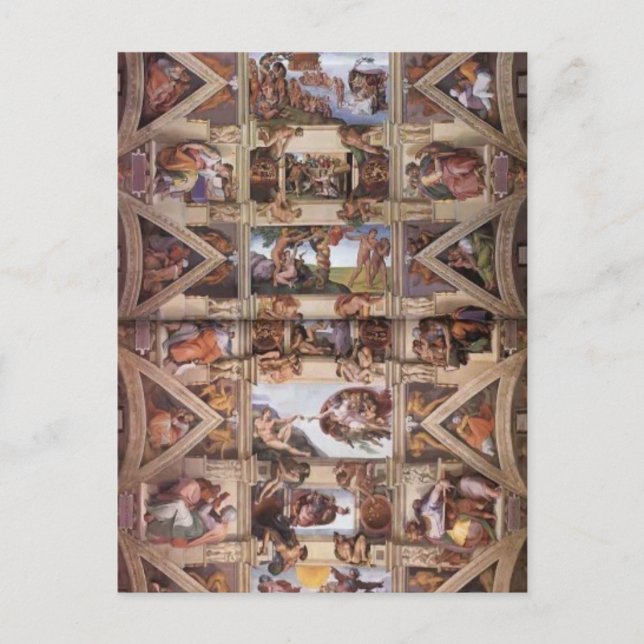 Michelangelo: Sistine Chapel Ceiling Postcard (Front)