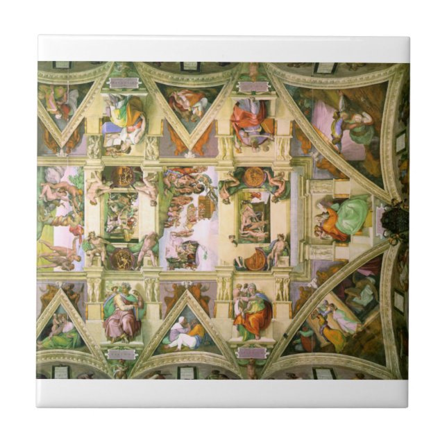 Michelangelo - Sistine Chapel Ceiling Tile (Front)