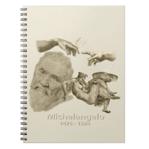 Michelangelo Spiral Notebook