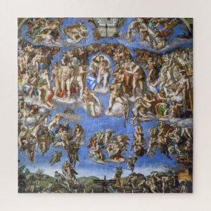 Michelangelo The Last Judgment Fresco Masterpiece Jigsaw Puzzle