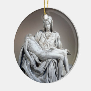 Michelangelo - The Pieta Ceramic Tree Decoration