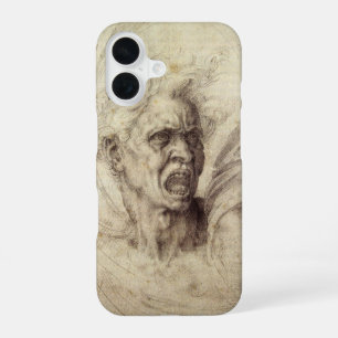 Michelangelo's Damned Soul, Head of a Man iPhone 16 Case