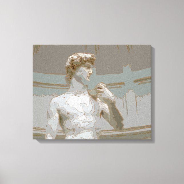 Michelangelo's David Canvas Print (Front)