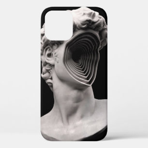 Michelangelo's David classical bust head iPhone 12 Case
