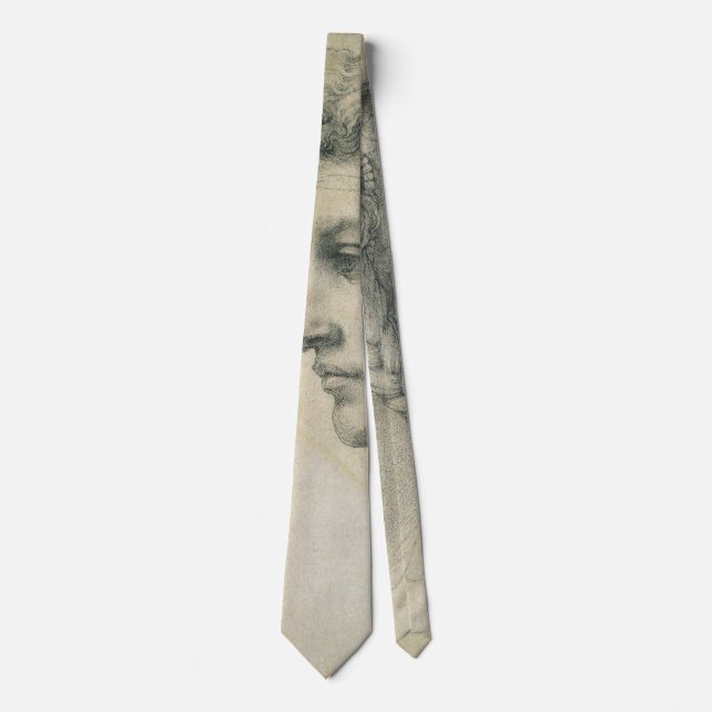 Michelangelo's Ideal Head of a Woman Tie (Front)