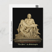 Michelangelo's Pieta Classic Renaissance Postcard (Front/Back)