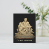 Michelangelo's Pieta Classic Renaissance Postcard (Standing Front)