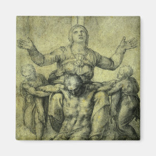 Michelangelo's Pieta for Vittoria Colonna Magnet