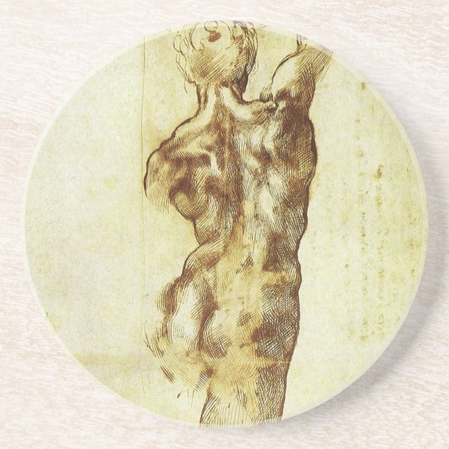 Michelangelo's Study for the Battle of Cascina Coaster (Front)