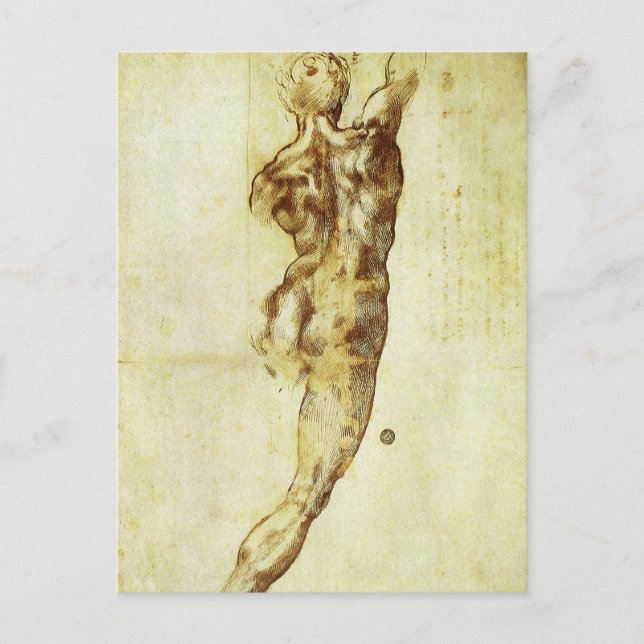 Michelangelo's Study for the Battle of Cascina Postcard (Front)