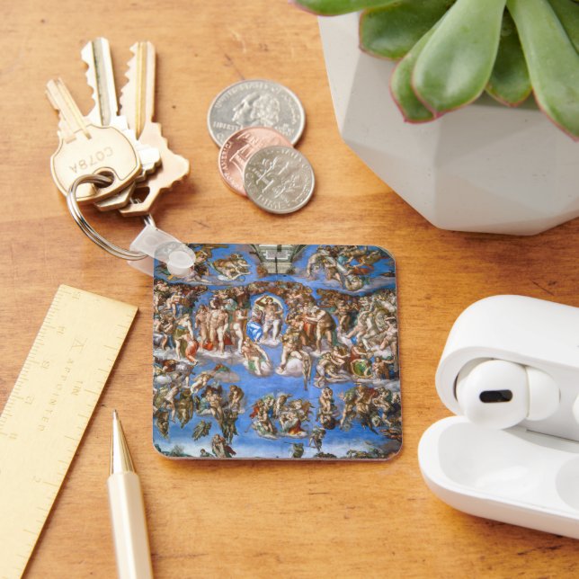 Michelangelo's The Last Judgement Key Ring (Desk)