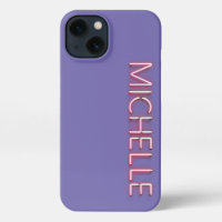 Michelle name in glowing neon lights novelty