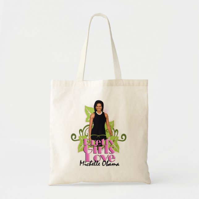 Michelle O "Pretty Girl Loves" Tote Bag (Front)