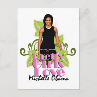 Michelle O "Pretty Girls Love" Postcard