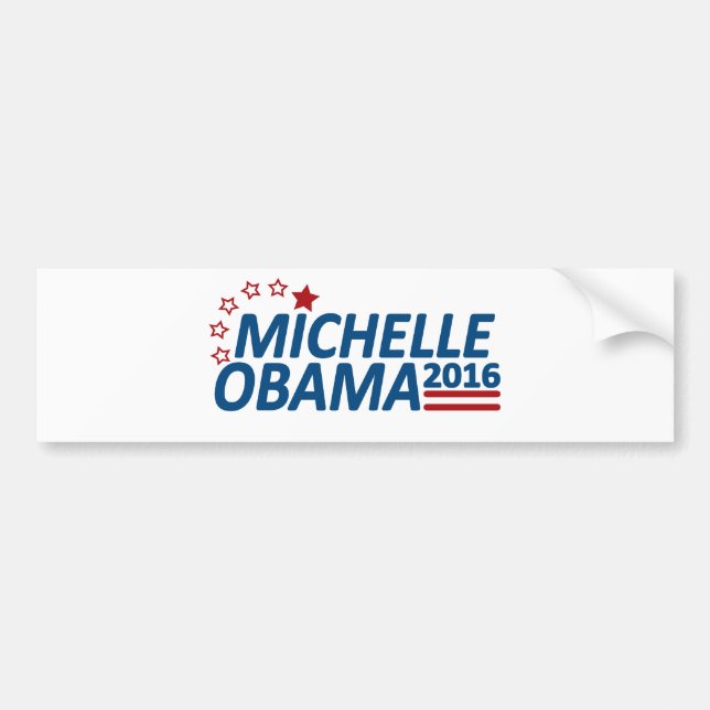 Michelle Obama 2016 Bumper Sticker (Front)