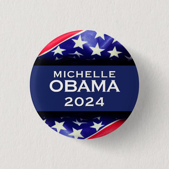 Michelle OBAMA 2024 Campaign Button (Front)